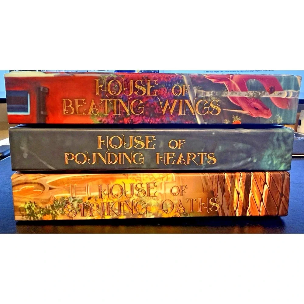 The Kingdom of Crows Hardcover Set Books 1-3 Olivia Wildenstein Indie First Edit